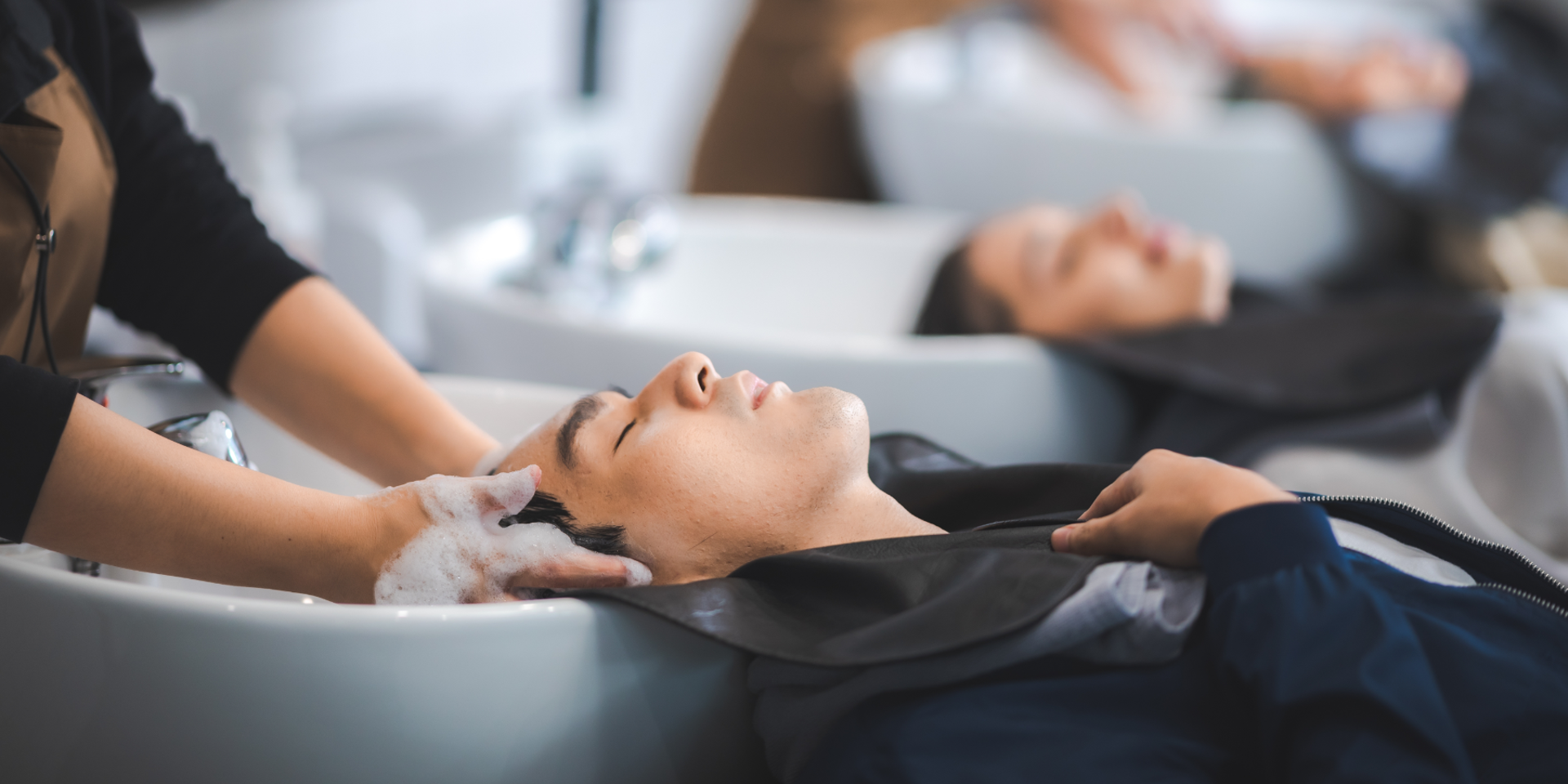 Hair Salon Laundry Customer Getting Shampoo 1800X900